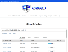 Tablet Screenshot of crossfitsworn.com